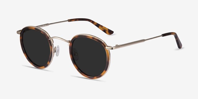 Critic Tortoise AcetateSunglass Frames from EyeBuyDirect, Angle View