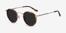 Critic Tortoise AcetateSunglass Frames from EyeBuyDirect, Angle View