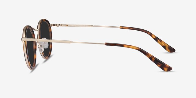 Critic Tortoise AcetateSunglass Frames from EyeBuyDirect, Side View