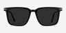 Griffith Black Acetate-metalSunglass Frames from EyeBuyDirect, Front View