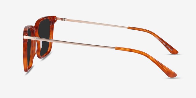 Griffith Light Tortoise Acetate-metalSunglass Frames from EyeBuyDirect, Side View