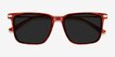 Griffith Light Tortoise Acetate, MetalSunglass Frames from EyeBuyDirect, Closed View