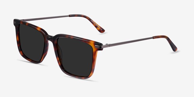 Griffith Tortoise Acetate-metalSunglass Frames from EyeBuyDirect, Angle View