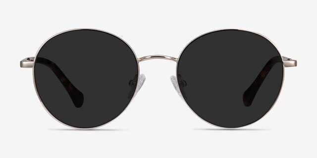 Grasp Gold Acetate-metalSunglass Frames from EyeBuyDirect, Front View