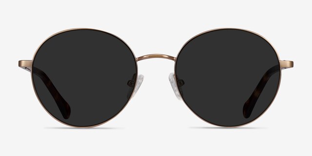 Grasp Bronze Acetate-metalSunglass Frames from EyeBuyDirect, Front View
