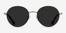 Grasp Bronze Acetate-metalSunglass Frames from EyeBuyDirect, Front View