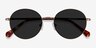 Grasp Bronze Acetate-metalSunglass Frames from EyeBuyDirect, Closed View