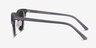 Sun Borderline Gray AcetateSunglass Frames from EyeBuyDirect, Side View