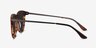 Sun Ultraviolet Brown Striped Acetate-metalSoleil de Lunette de vue d'EyeBuyDirect, Vue de Côté