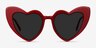 Darling Burgundy Acetate-metalSoleil de Lunette de vue d'EyeBuyDirect, Vue de Face