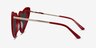 Darling Burgundy Acetate-metalSoleil de Lunette de vue d'EyeBuyDirect, Vue de Côté