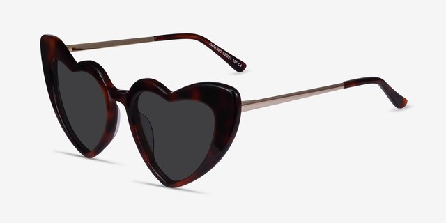 Darling Tortoise Acetate-metalSunglass Frames from EyeBuyDirect, Angle View