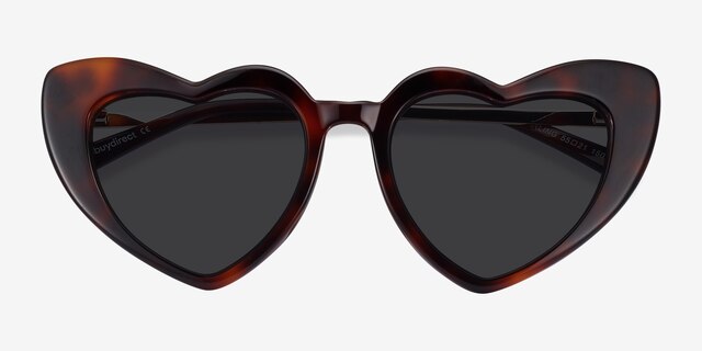 Darling Tortoise Acetate-metalSunglass Frames from EyeBuyDirect, Closed View