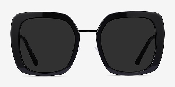 Canopy Black Acetate-metal Sunglass Frames