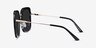 Canopy Black Acetate-metalSunglass Frames from EyeBuyDirect, Side View