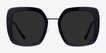 Canopy Blue Acetate, MetalSunglass Frames from EyeBuyDirect, Front View