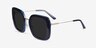 Canopy Blue Acetate-metalSunglass Frames from EyeBuyDirect, Angle View