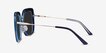 Canopy Blue Acetate, MetalSunglass Frames from EyeBuyDirect, Side View