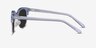 Strata Clear Blue Acetate-metalSunglass Frames from EyeBuyDirect, Side View