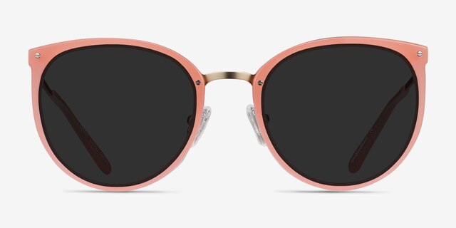 Crush Coral Acetate-metalSunglass Frames from EyeBuyDirect, Front View