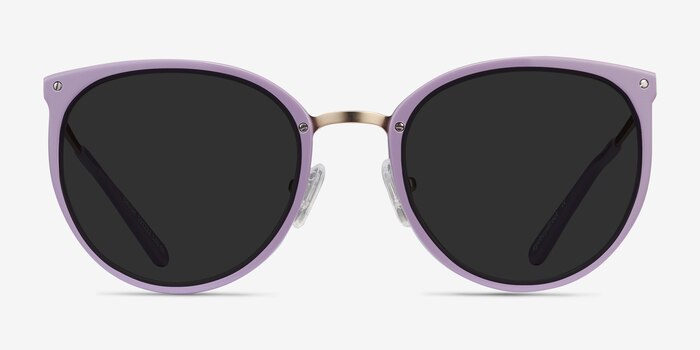 Crush Lavender Acetate-metal Soleil de Lunette de vue d'EyeBuyDirect