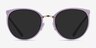 Crush Lavender Acetate-metalSunglass Frames from EyeBuyDirect, Front View