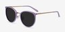 Crush Lavender Acetate-metalSunglass Frames from EyeBuyDirect, Angle View