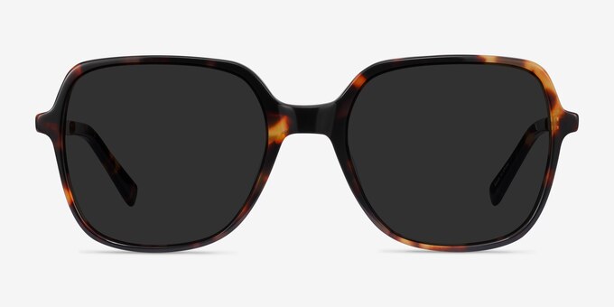Olga Tortoise & Gold Acetate-metal Sunglass Frames