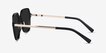 Olga Black & Gold Acetate, MetalSunglass Frames from EyeBuyDirect, Side View