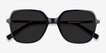 Olga Black & Gold Acetate, MetalSunglass Frames from EyeBuyDirect, Closed View