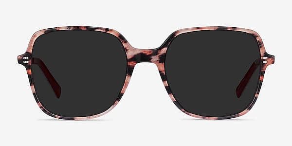 Olga Leopard & Gold Acetate-metal Soleil de Lunette de vue