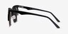 Ilsa Black Acetate-metalSunglass Frames from EyeBuyDirect, Side View