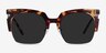 Ilsa Écailles Acetate-metalSoleil de Lunette de vue d'EyeBuyDirect, Vue de Face