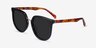 Shannon Black & Tortoise AcetateSunglass Frames from EyeBuyDirect, Angle View