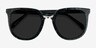 Shannon Green Floral AcetateSunglass Frames from EyeBuyDirect, Closed View