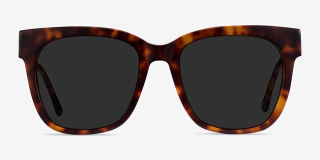 Erica Tortoise Acetate-metalSunglass Frames from EyeBuyDirect, Front View