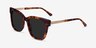 Erica Tortoise Acetate-metalSunglass Frames from EyeBuyDirect, Angle View