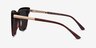 Erica Coffee Acetate-metalSunglass Frames from EyeBuyDirect, Side View