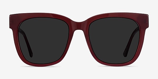 Erica Burgundy Acetate-metal Sunglass Frames