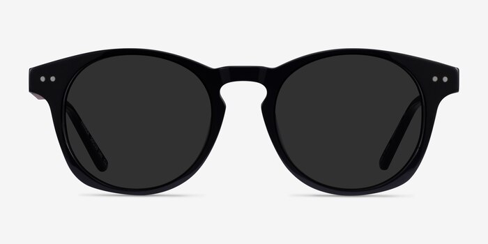 Pangea Black Acetate Sunglass Frames from EyeBuyDirect