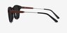 Pangea Dark Green AcetateSunglass Frames from EyeBuyDirect, Side View