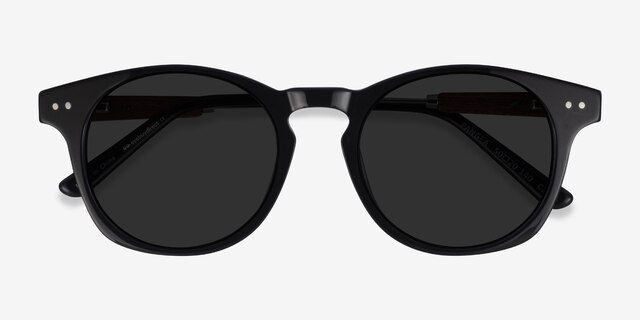 Pangea Dark Green AcetateSunglass Frames from EyeBuyDirect, Closed View
