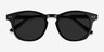 Pangea Dark Green AcetateSunglass Frames from EyeBuyDirect, Closed View