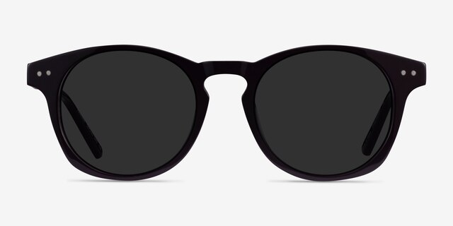 Pangea Aubergine AcetateSunglass Frames from EyeBuyDirect, Front View