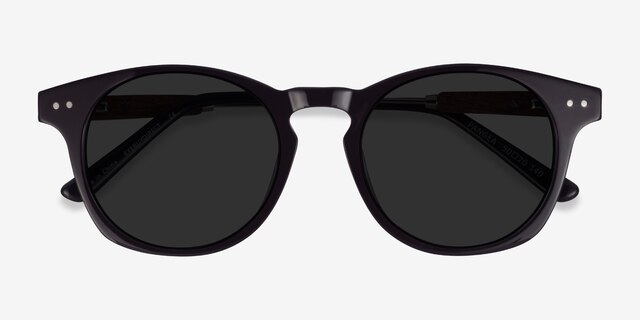 Pangea Aubergine AcetateSunglass Frames from EyeBuyDirect, Closed View