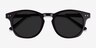 Pangea Aubergine AcetateSunglass Frames from EyeBuyDirect, Closed View