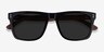 Grow Black & Wood AcetateSunglass Frames from EyeBuyDirect, Closed View