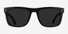 Grow Dark Brown & Wood AcetateSunglass Frames from EyeBuyDirect, Front View