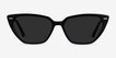 Santa Cruz Black AcetateSunglass Frames from EyeBuyDirect, Front View