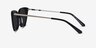Santa Cruz Black AcetateSunglass Frames from EyeBuyDirect, Side View